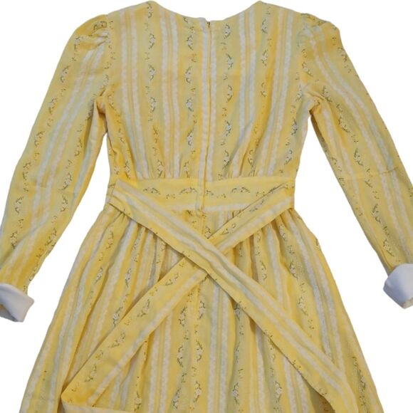 Vintage Texas Miss Cottage Core Prairie Floral Dress - Picture 5 of 8